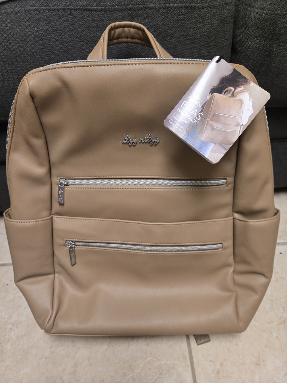 Itzy Ritzy ERAS Backpack, Chai Latte